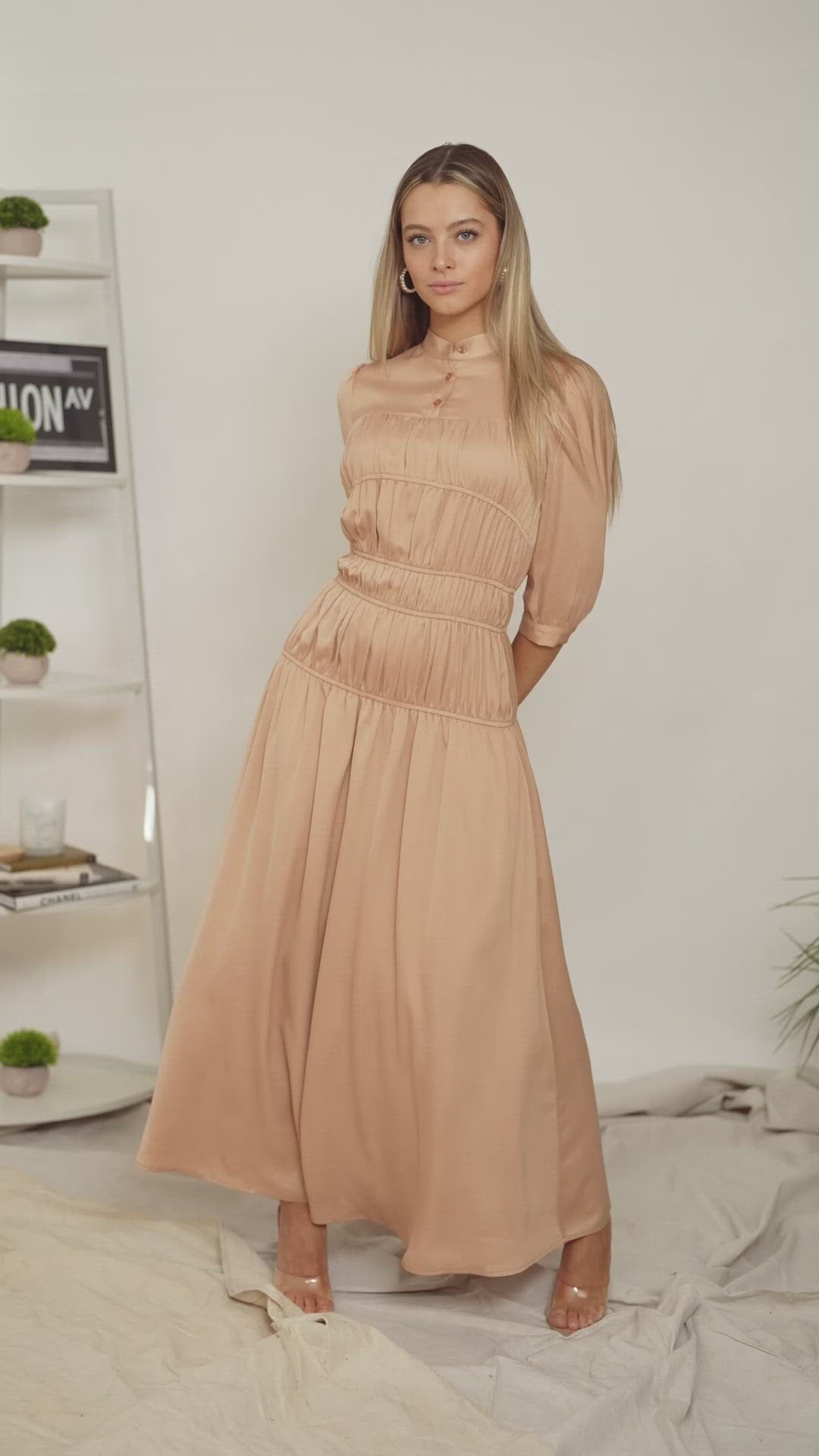 Roughed Paneled Maxi