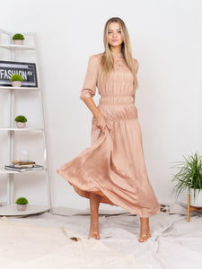 Roughed Paneled Maxi